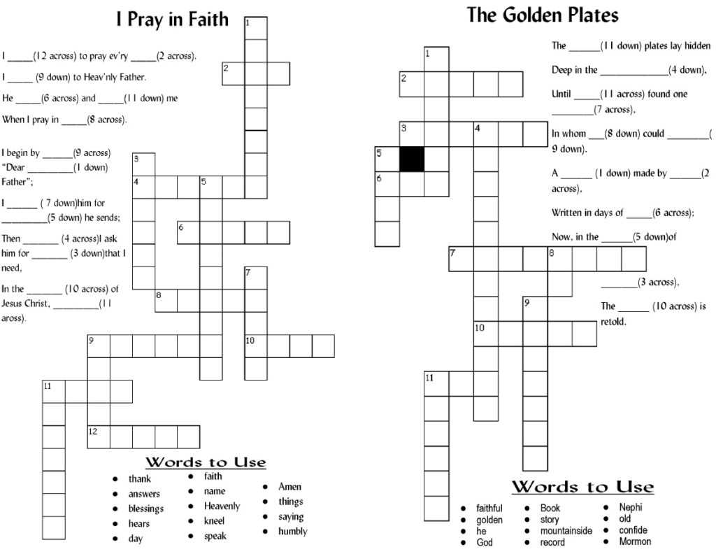 free printable easy crossword puzzles free printable easy crossword puzzles